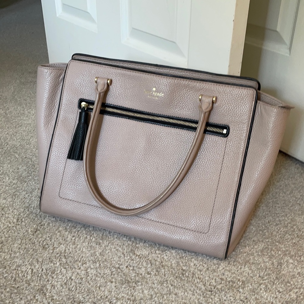 Kate Spade taupe purse